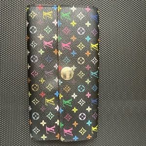 Louis Vuitton Monogram Multicolor Sarah Wallet Black Grenade